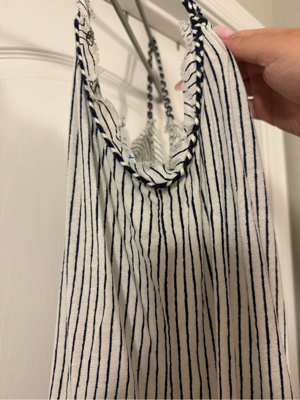 Lucky Brand Navy & White Striped Tank - Picture 8 of 9